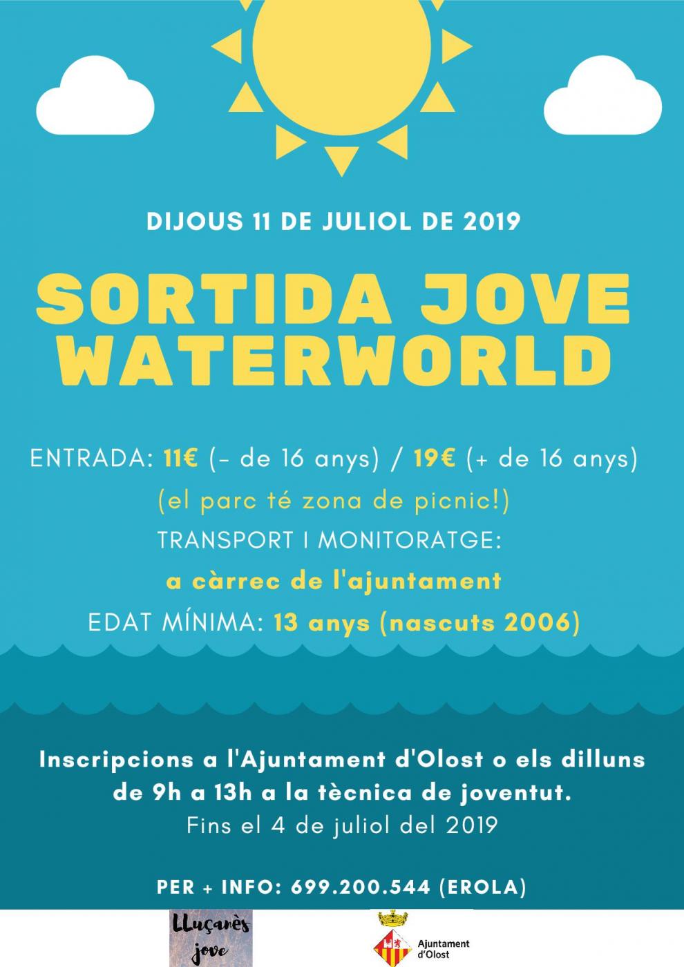 Sortida jove a Waterworld